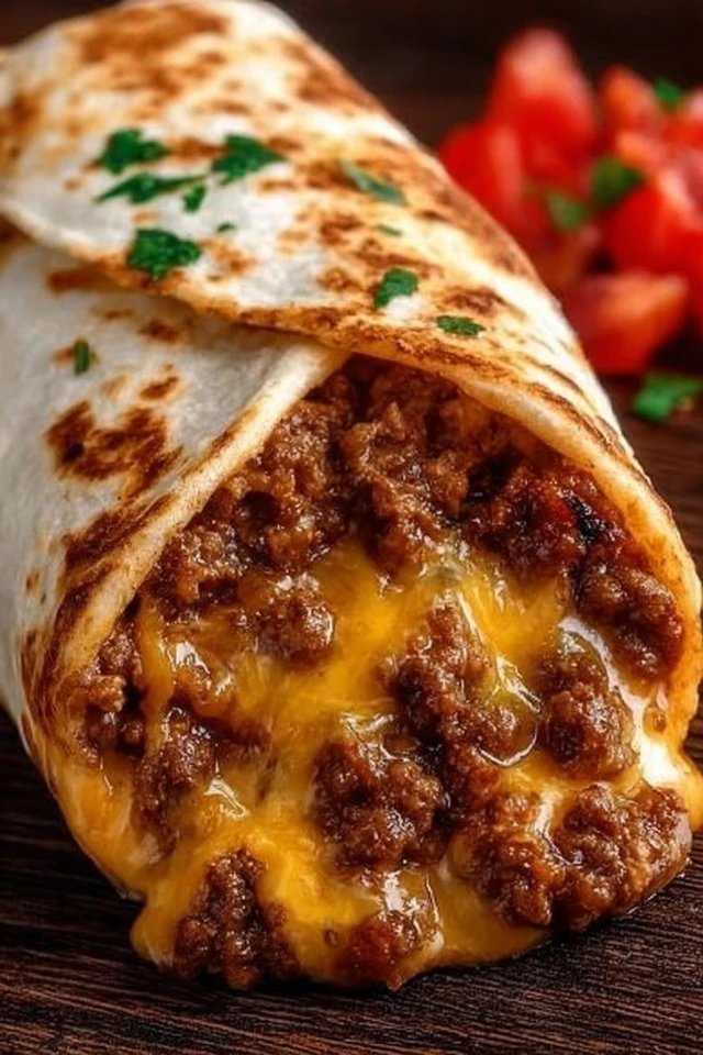 Ground Beef Burritos