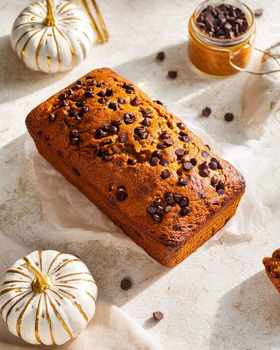 Pumpkin Chocolate Chip Bread