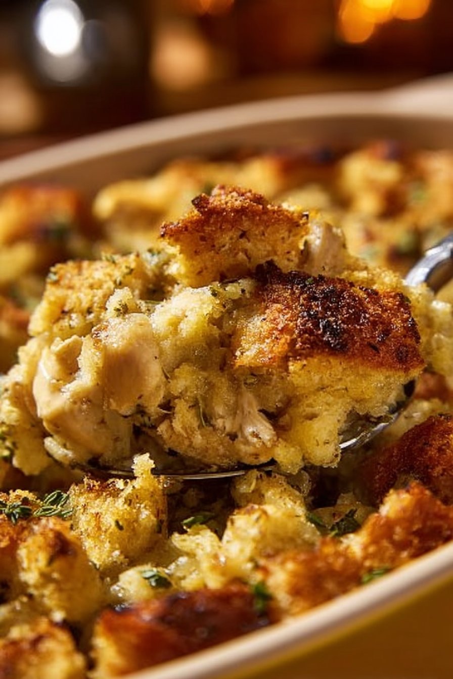Dolly's Chicken and Stuffing Casserole