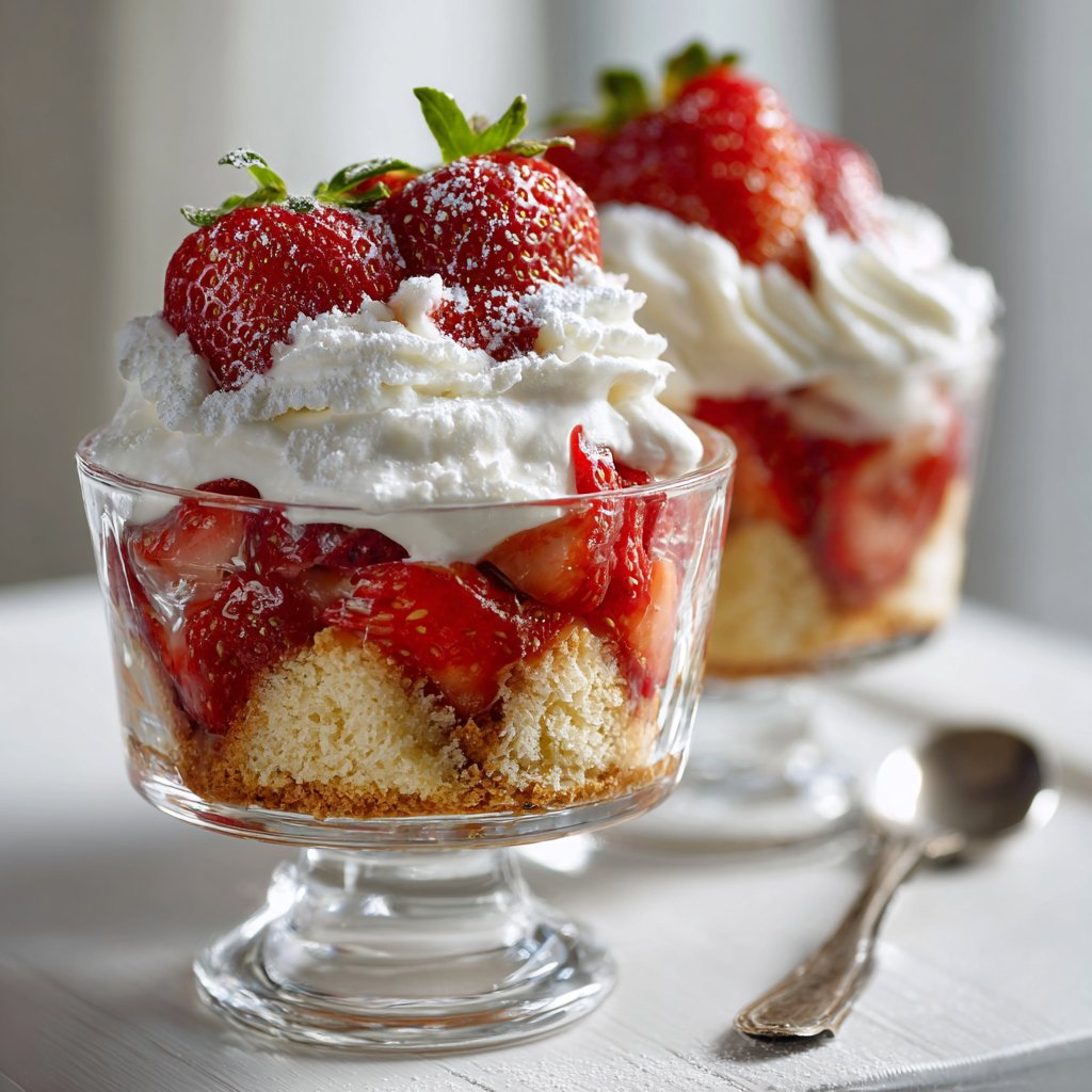 Quick Strawberry Shortcake Cups