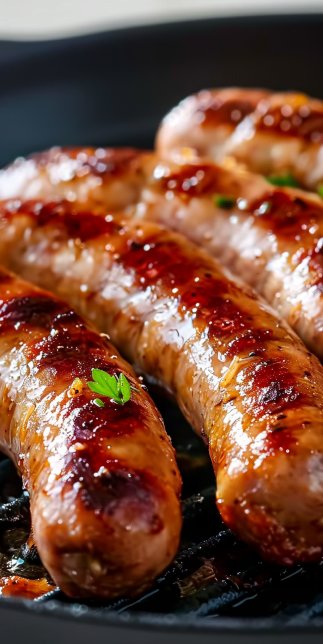 Saucisses de Toulouse à la friteuse à air