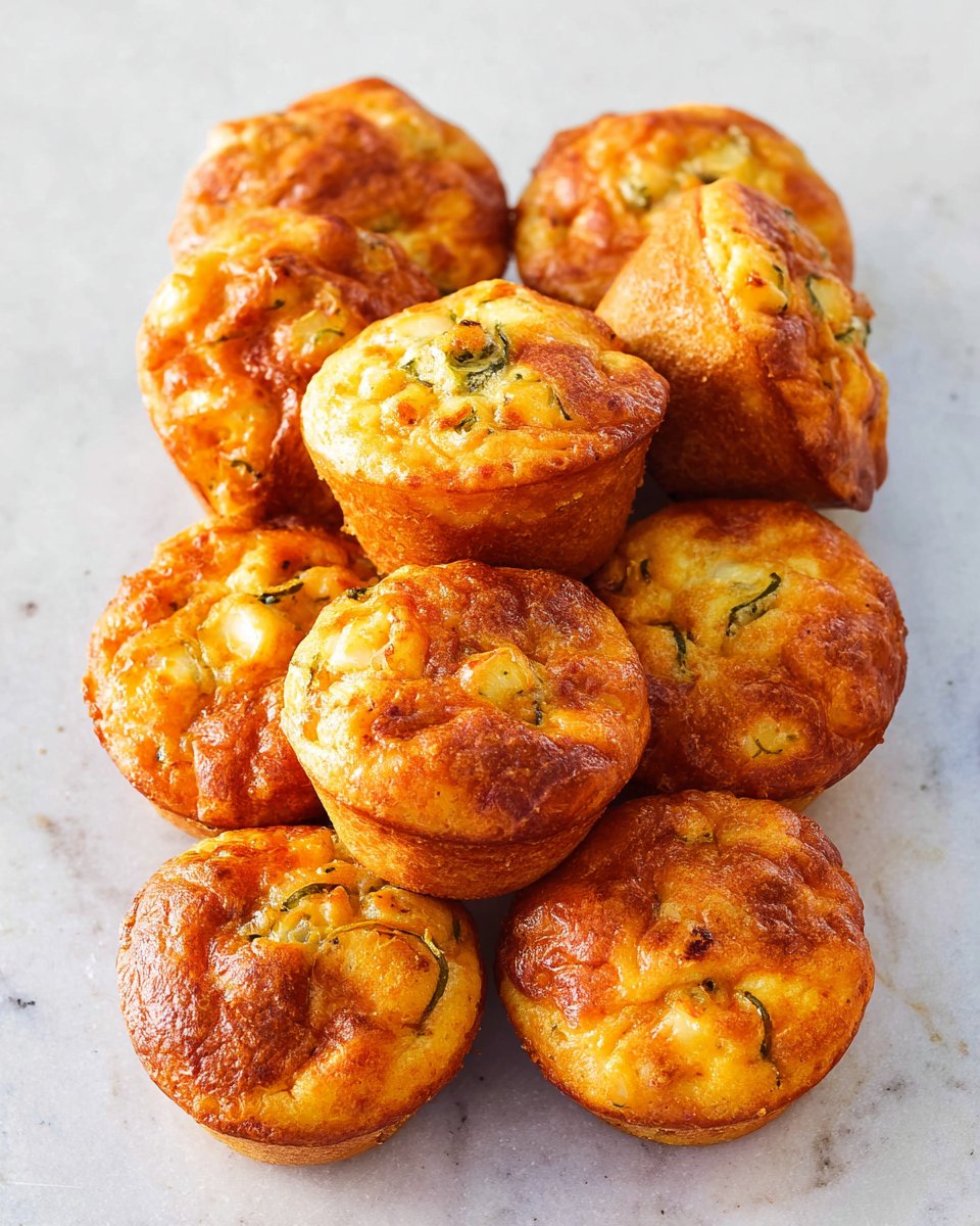 Cheesy Sweet Potato Corn Muffins