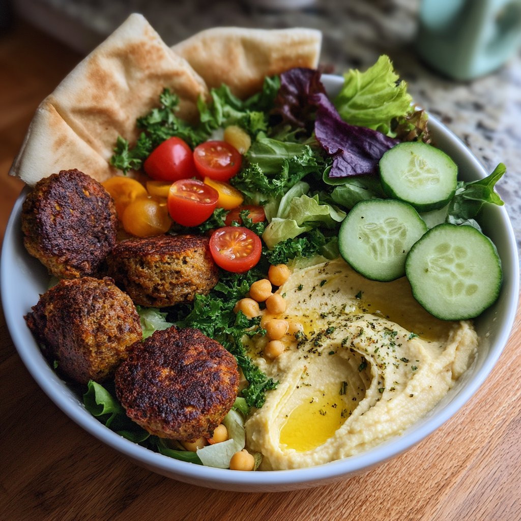 Best 7 Mediterranean Recipes for Healthy & Flavorful Meals 8 Hummus & Falafel Bowl