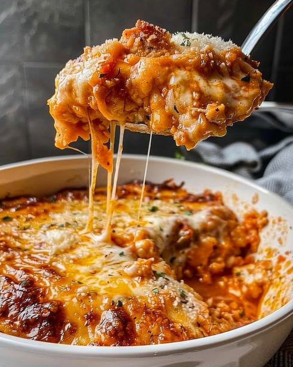 Cottage Cheese Chicken Parmesan Bowl