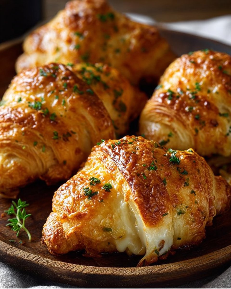 Cheesy Chicken Crescent Rolls