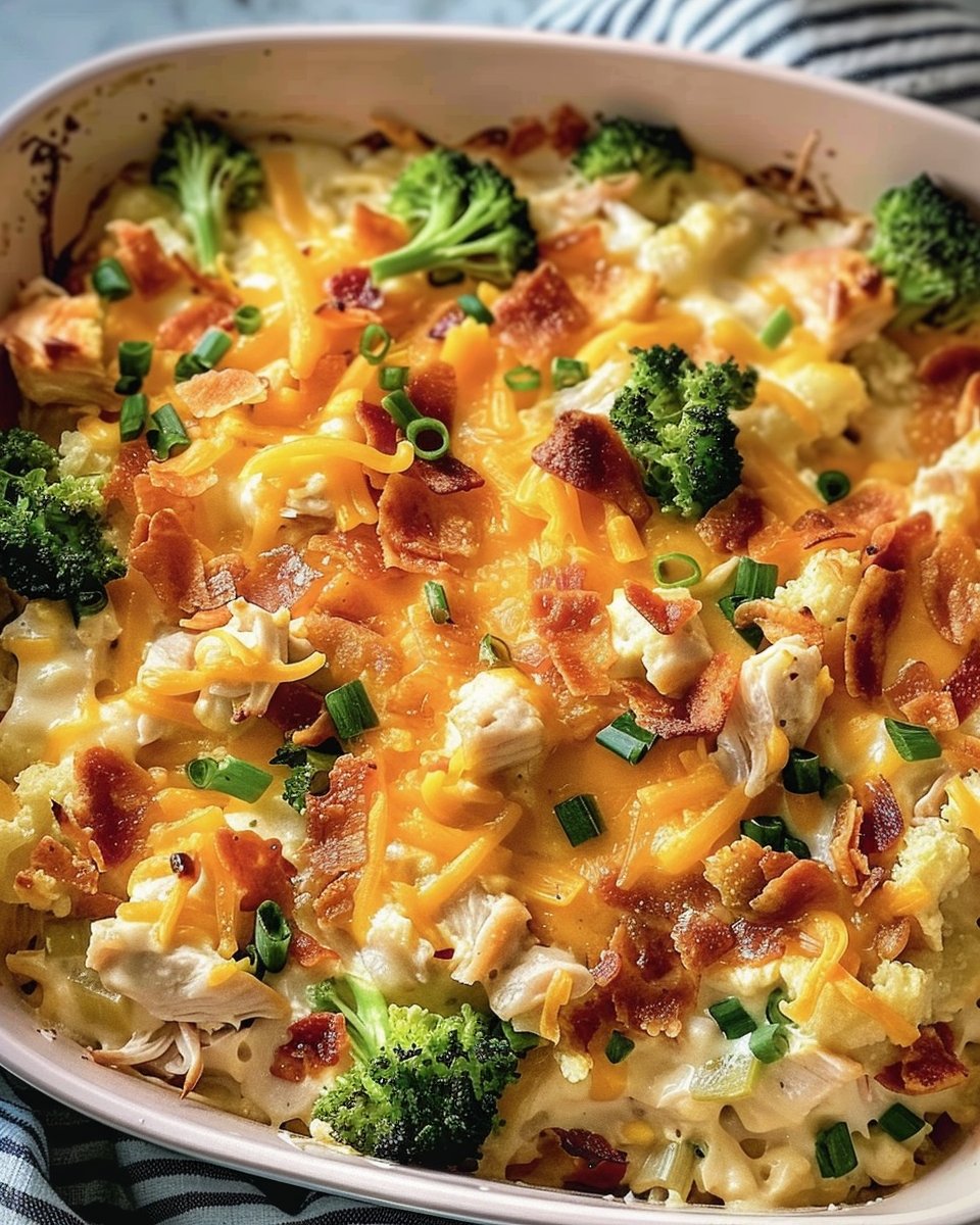 Creamy Low Carb Chicken Casserole