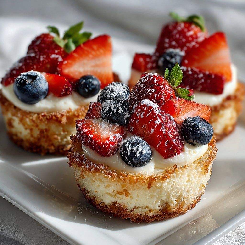 Fruit Cheesecake Sugar Cookie Cups