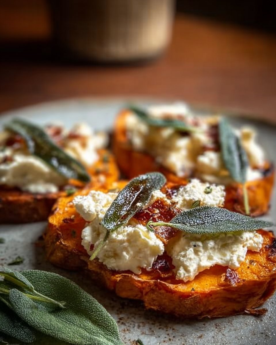 Viral Sweet Potato Goat Cheese Sage