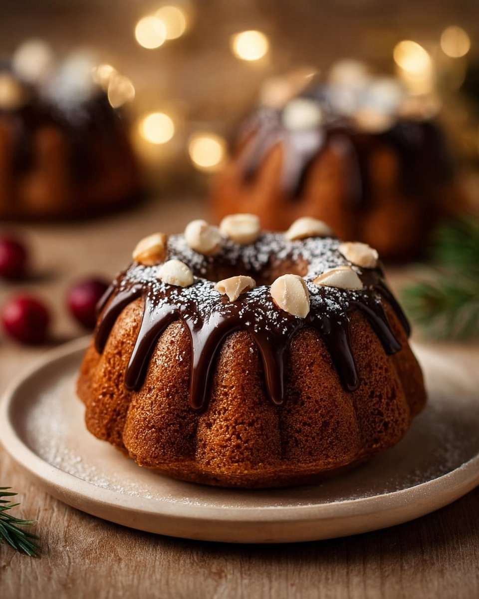 Mini-Gugelhupf zu Weihnachten – saftig & aromatisch