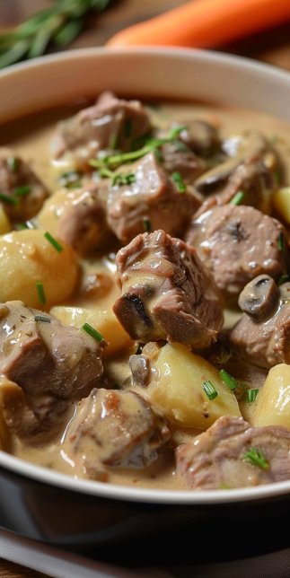 Blanquette de veau à l'ancienne