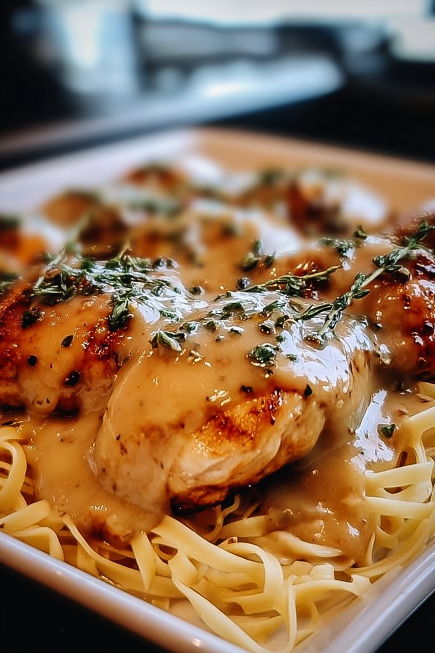 Easy One-Pan Chicken with Buttered Noodles
