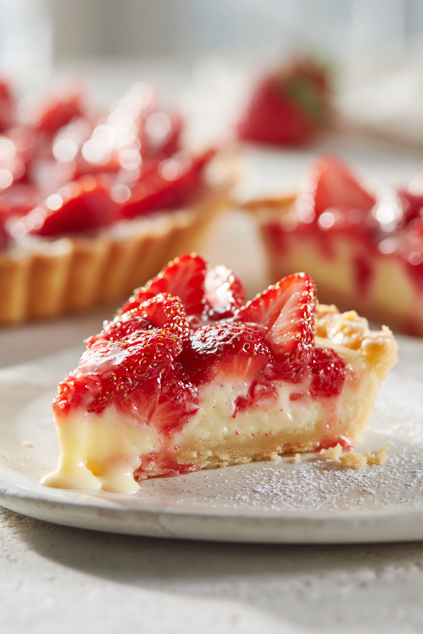Strawberry Custard Tart