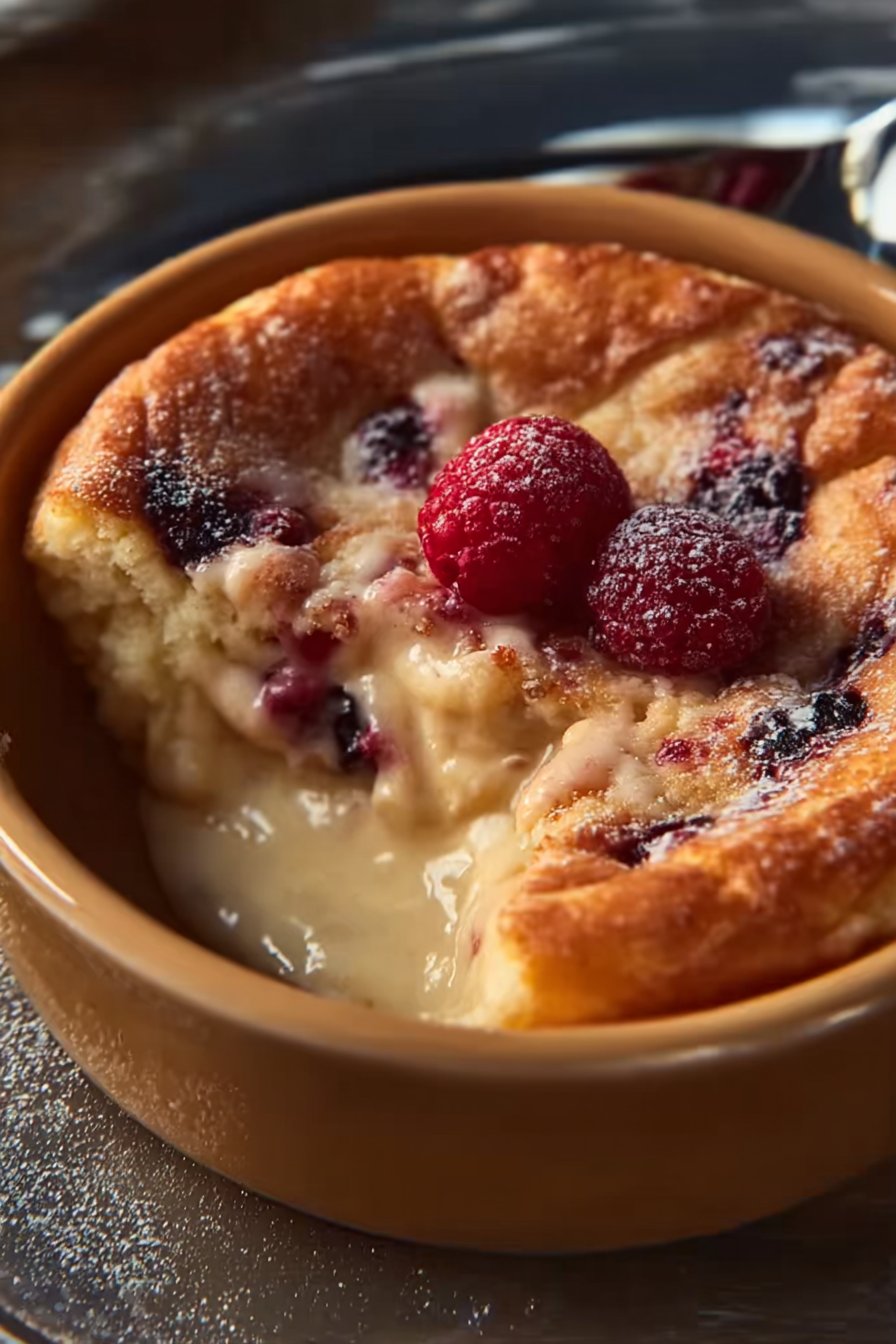 Single Serving Fluffy Baked Protein Pancake Bowls