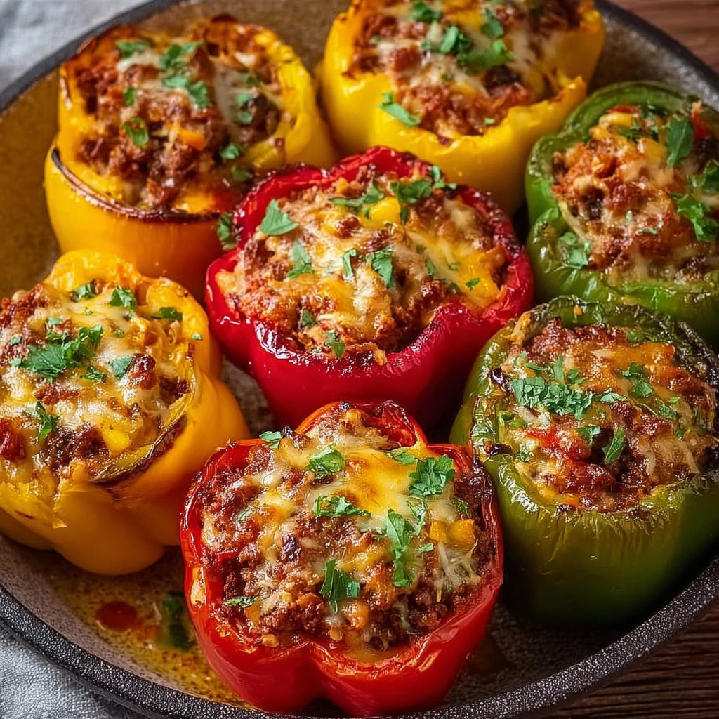 Easy Stuffed Bell Peppers Recipe