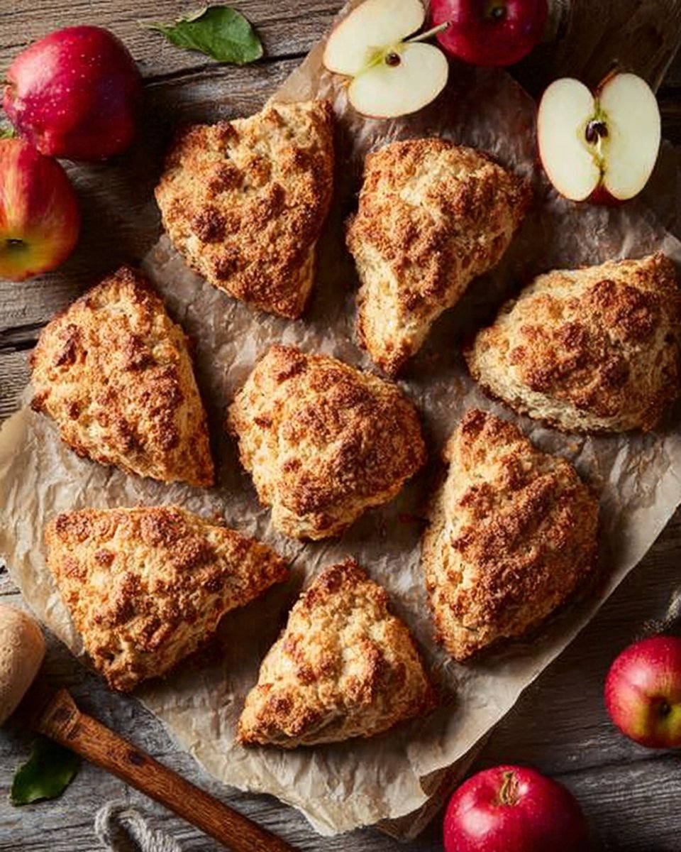 Fresh Apple Cinnamon Scones