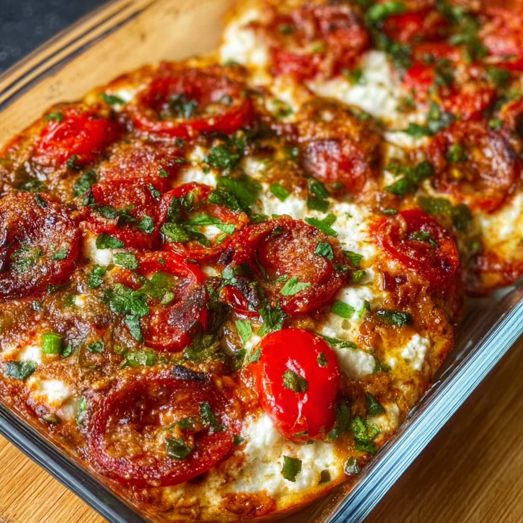 Easy High Protein Cottage Cheese Pizza Bowl Recipe