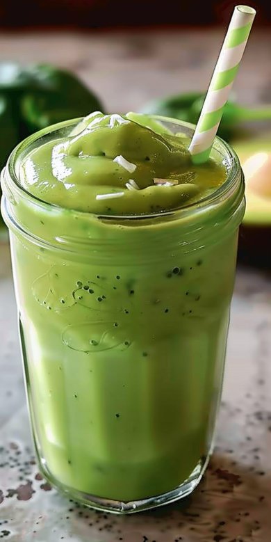 Smoothie vert brûle graisse