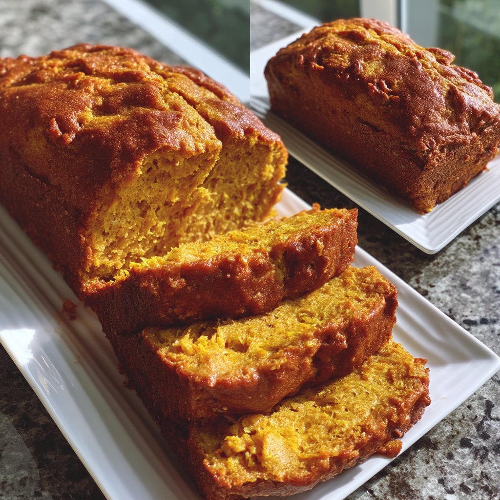 Almond Flour Pumpkin Bread