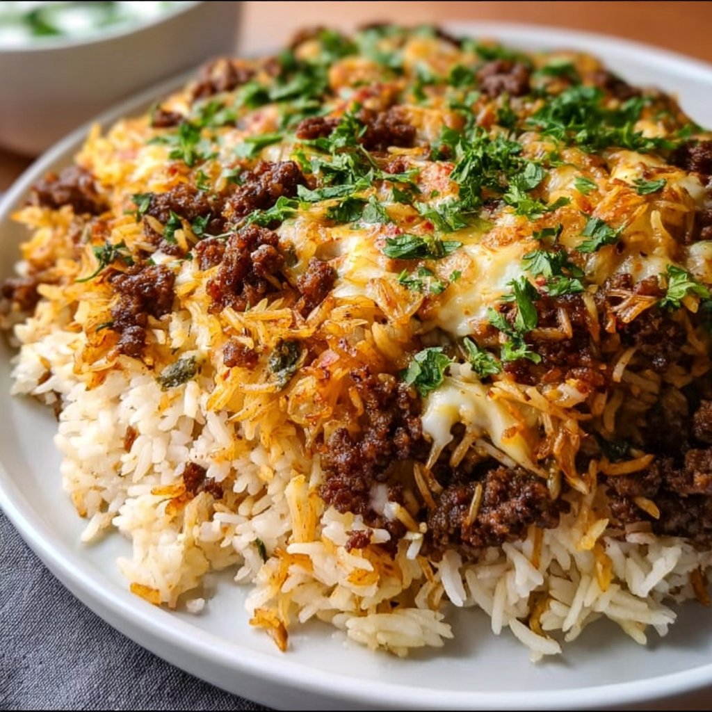 Hashweh with Lebanese Rice Pilaf