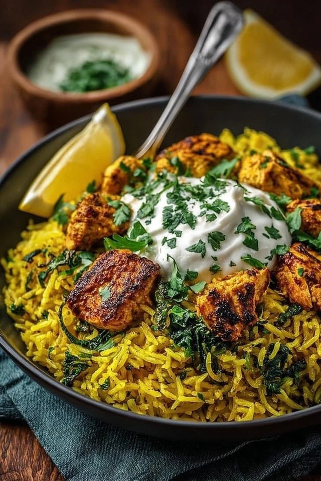 Anti-Inflammatory Turmeric Chicken & Rice