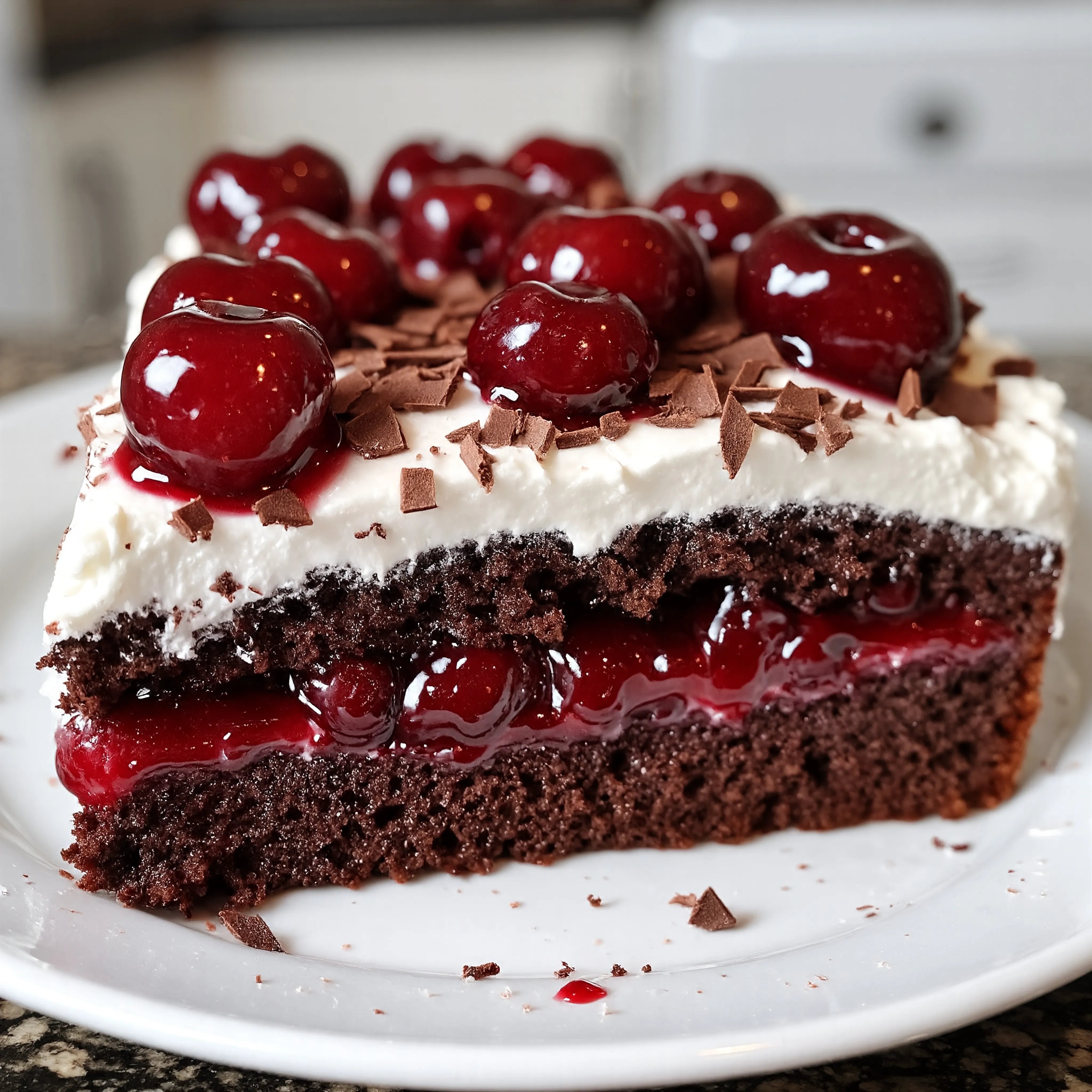 Black Forest Poke Cake – The Best Easy Chocolate Cherry Dessert (2025)