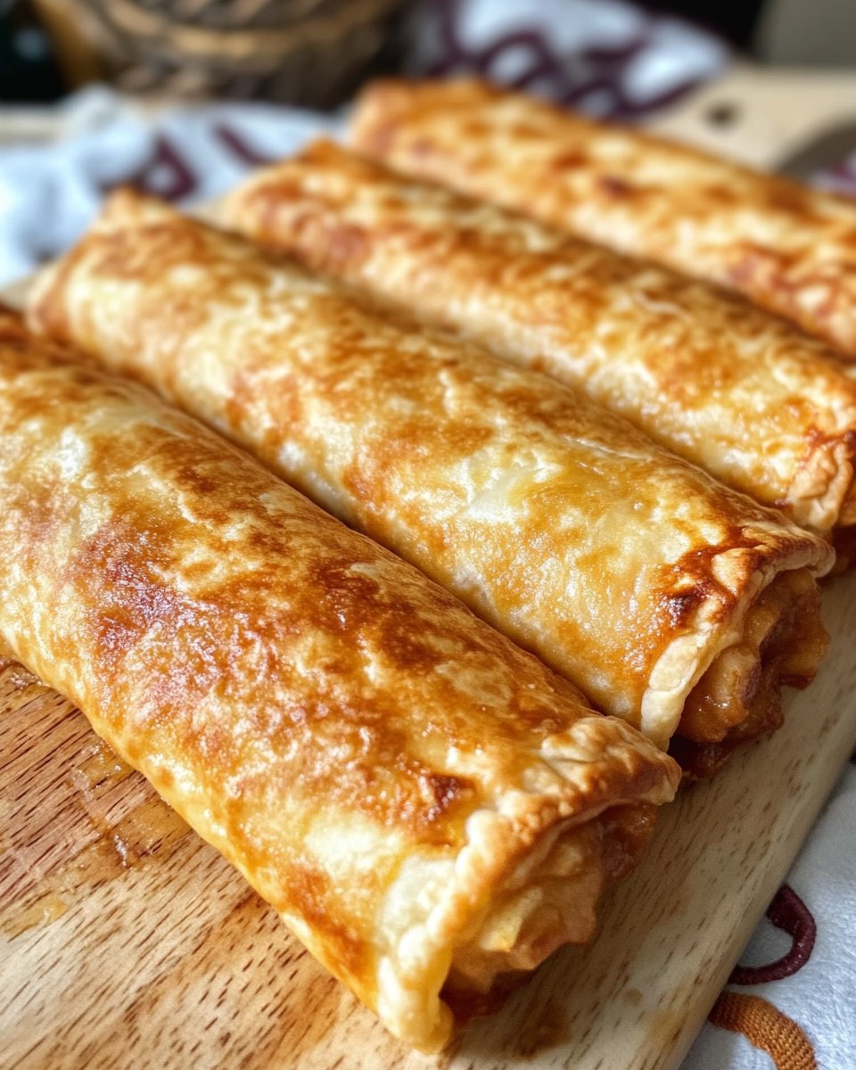 Air Fryer Apple Pie Taquitos