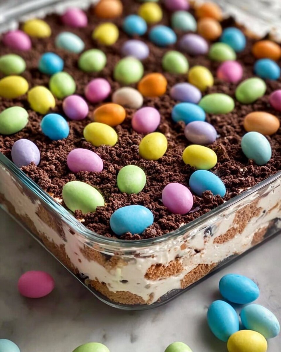 Easter Dirt Cake Casserole