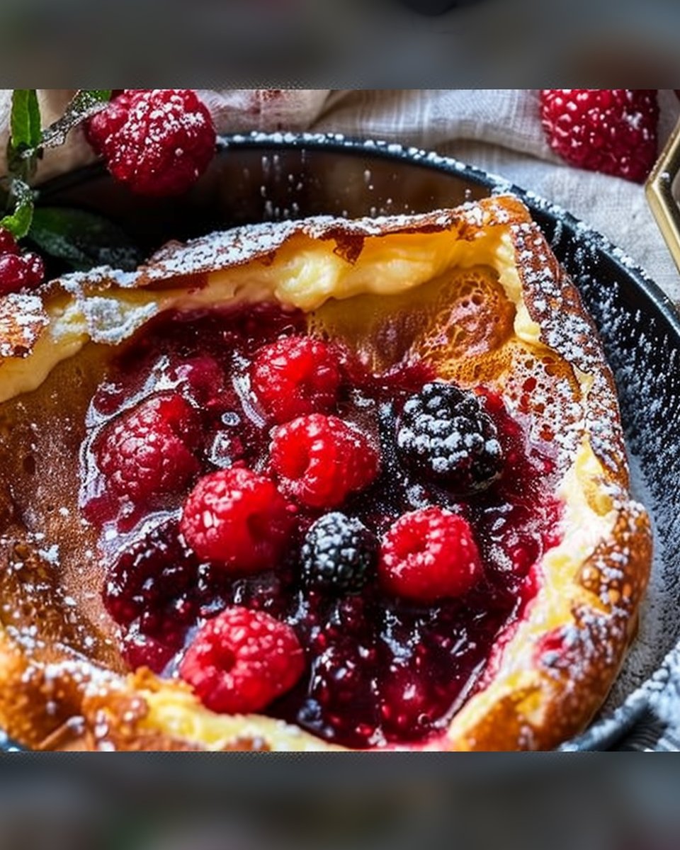 Mixed Berry Jam & Dutch Baby Pancake – A Perfect Oven-Baked Breakfast