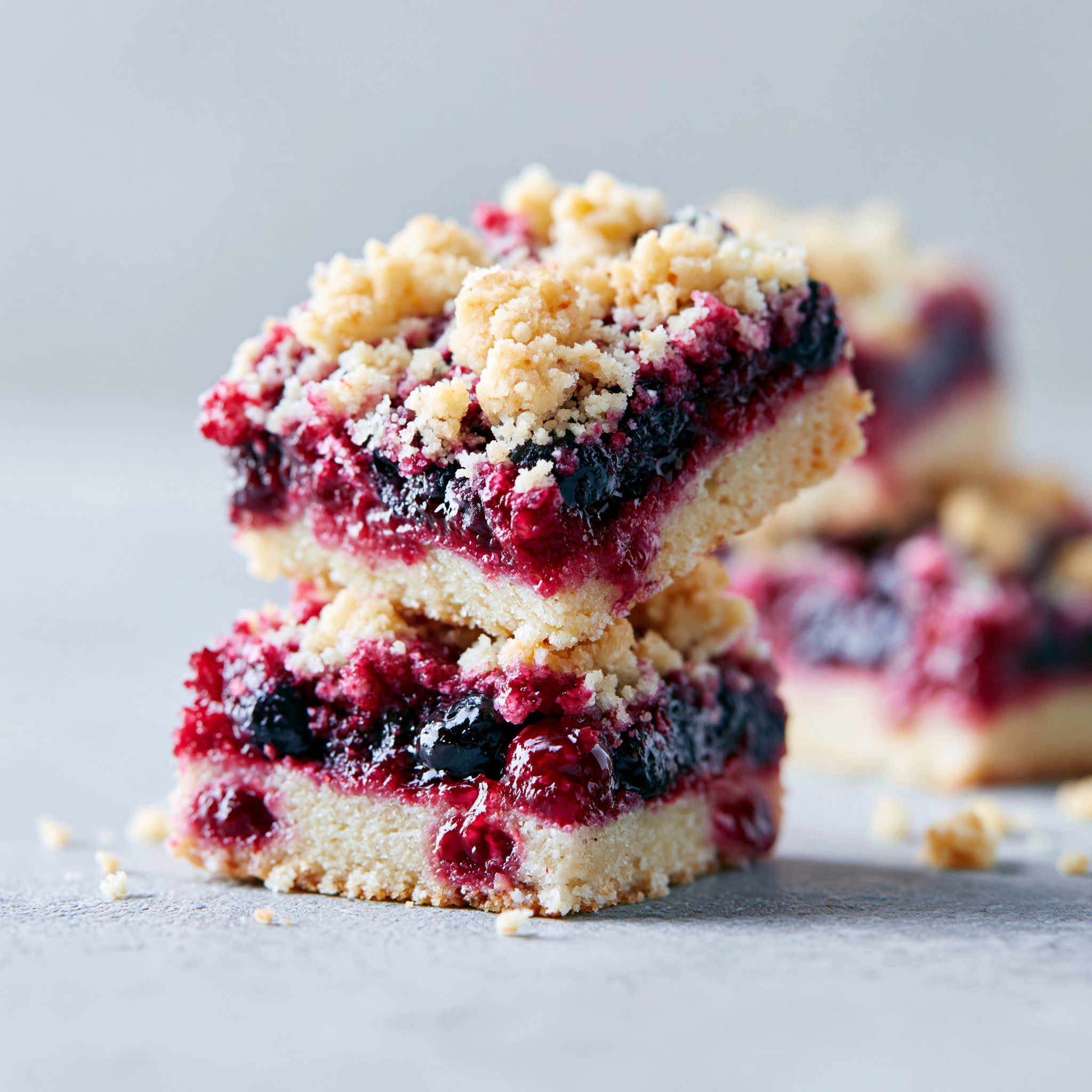 Blueberry Crumble Bars