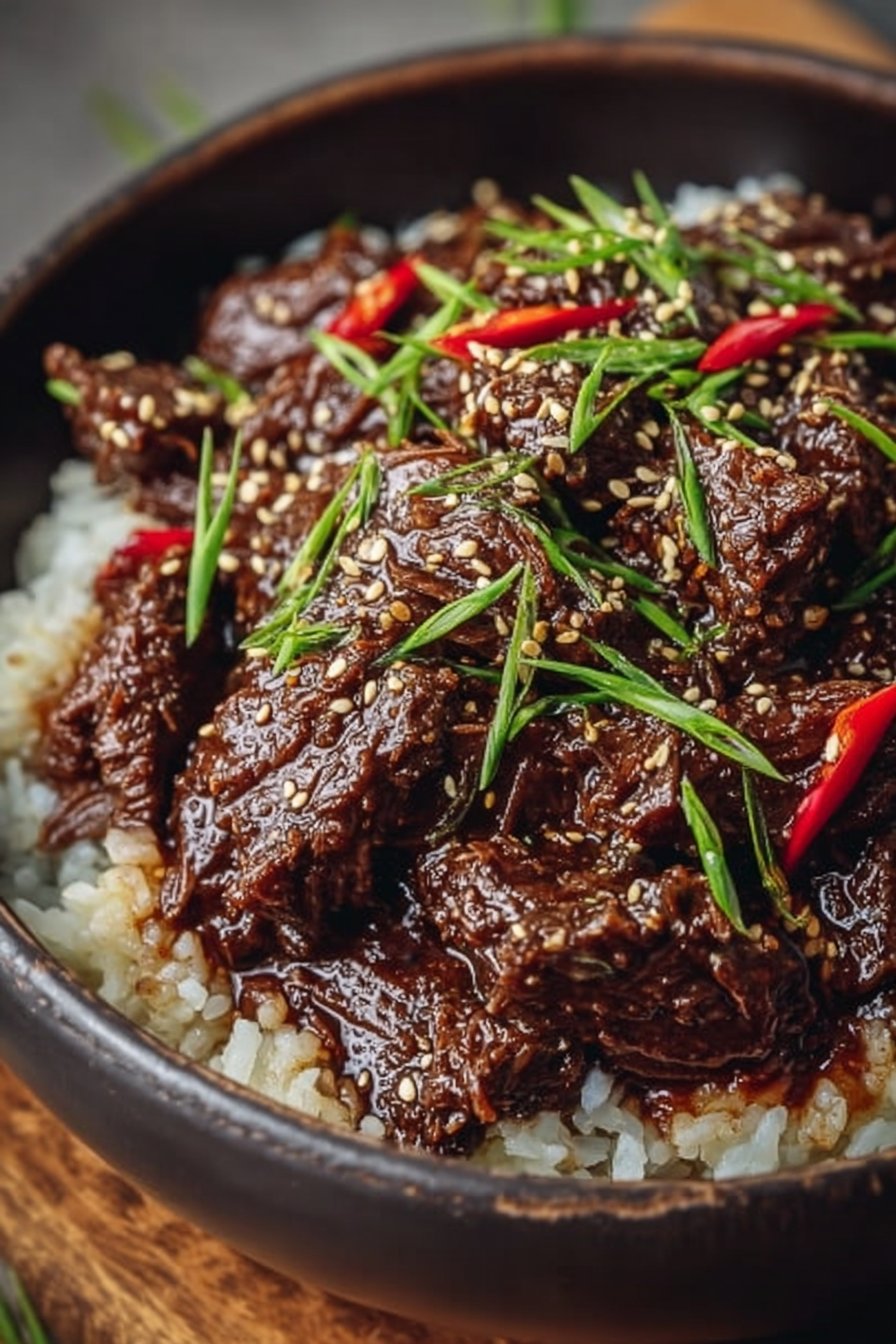 Slow Cooker Korean Beef