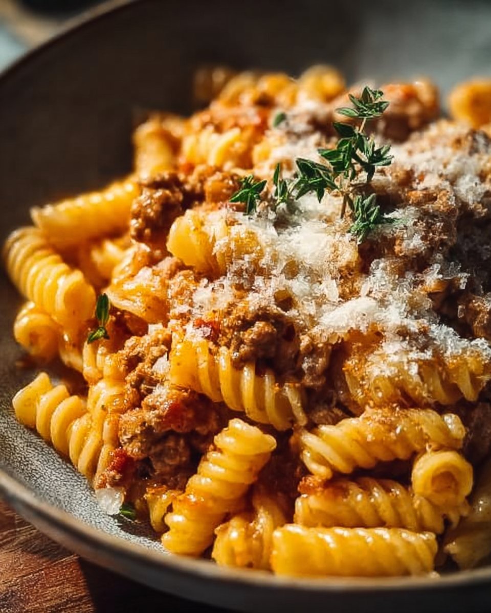 Cheesy Ground Turkey Pasta 1 Cheesy Ground Turkey Pasta