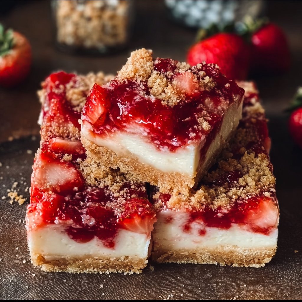 Strawberry Cheesecake Bars
