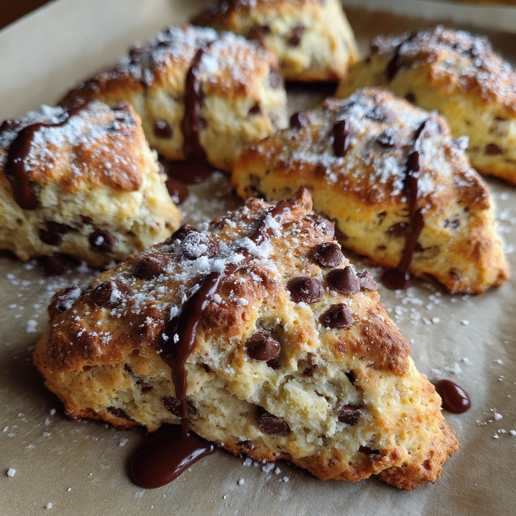 Chocolate Chip Mascarpone Scones