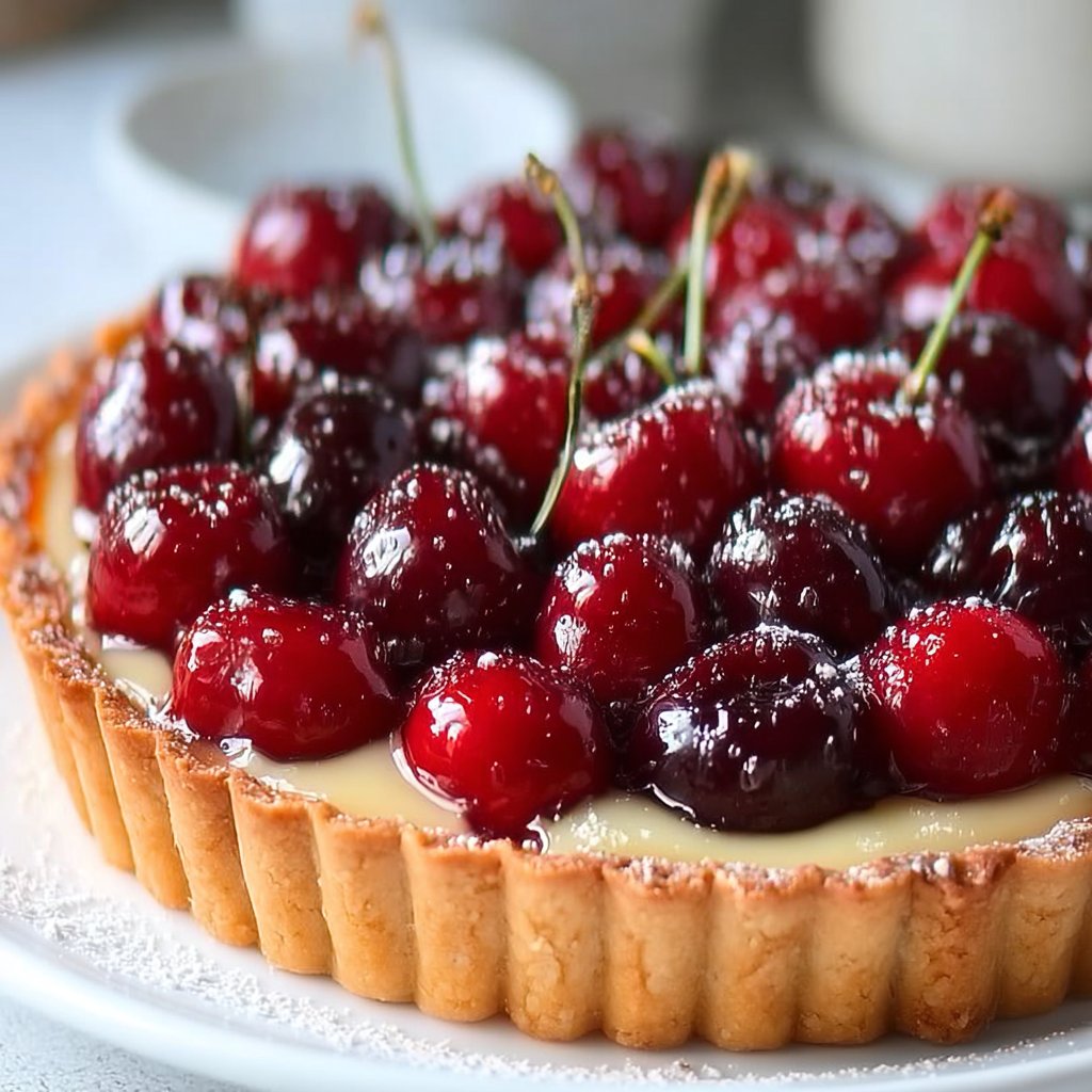Easiest Cherry Tart with No-Chill Crust for Sweet Cravings