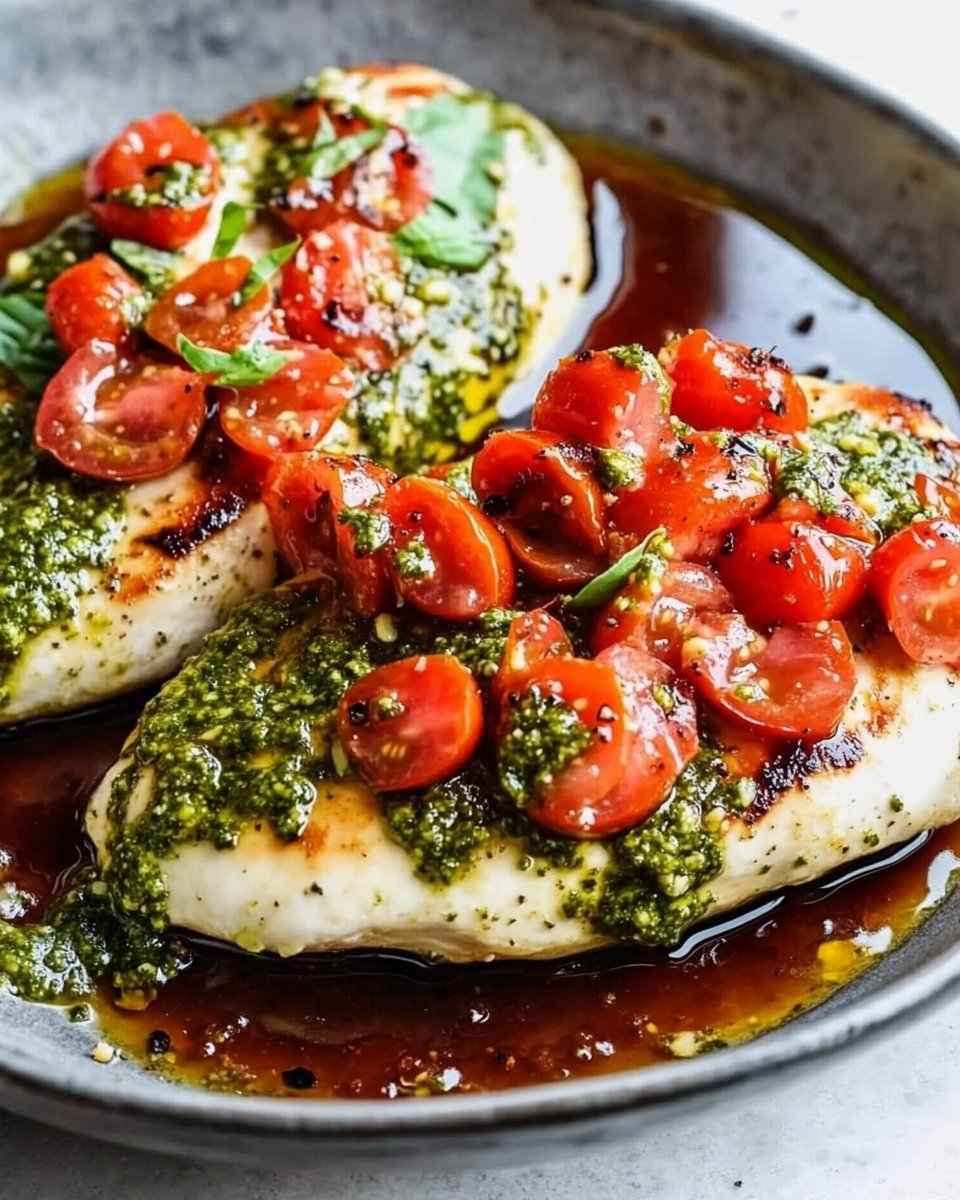 Pesto Bruschetta Chicken