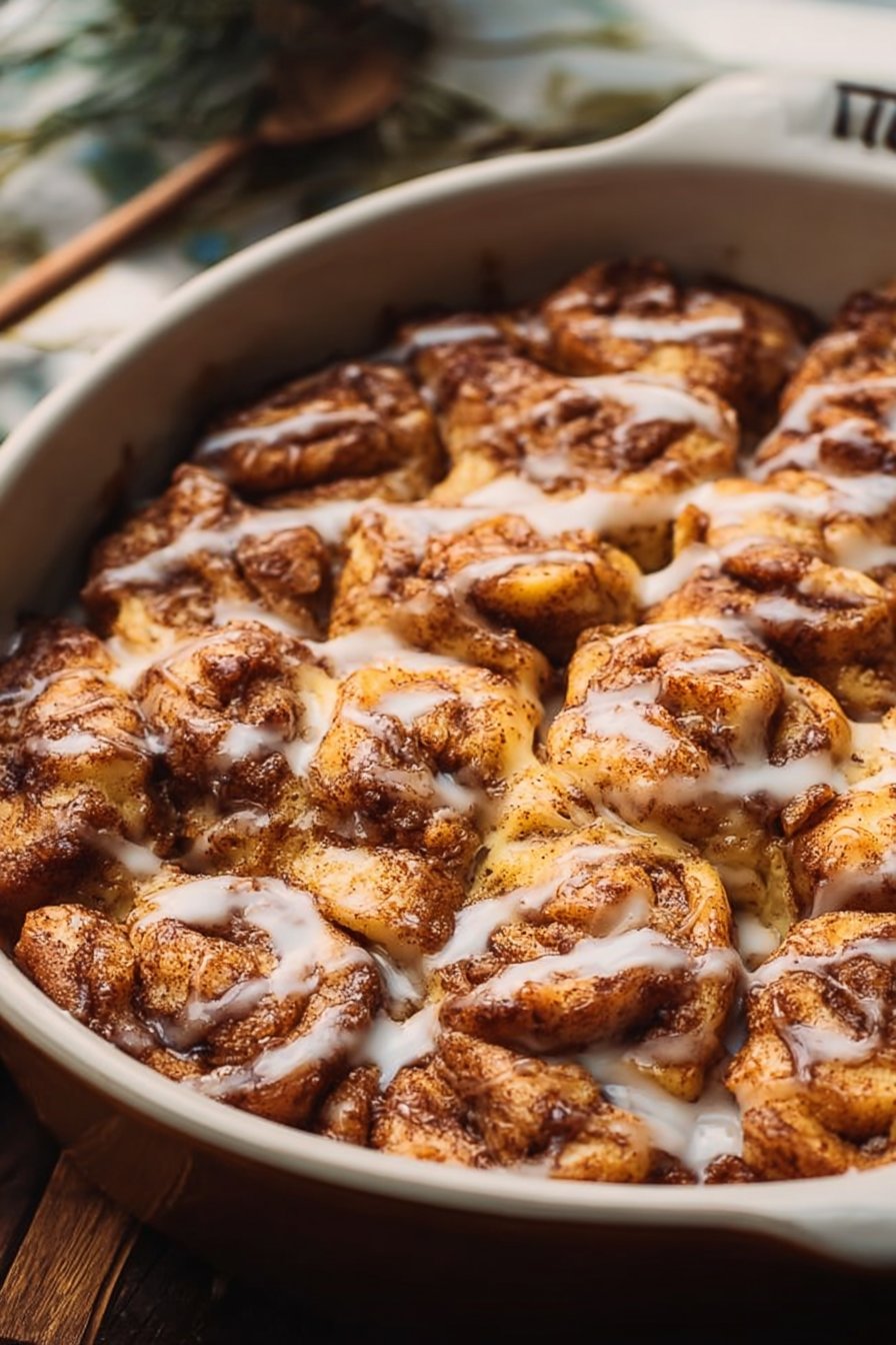 Easy Cinnamon Roll Casserole