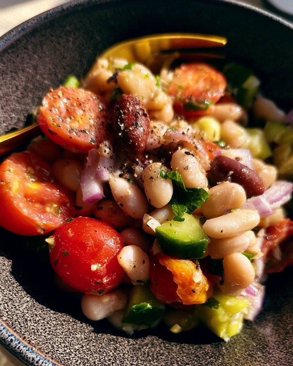Greek Bean Salad Recipe