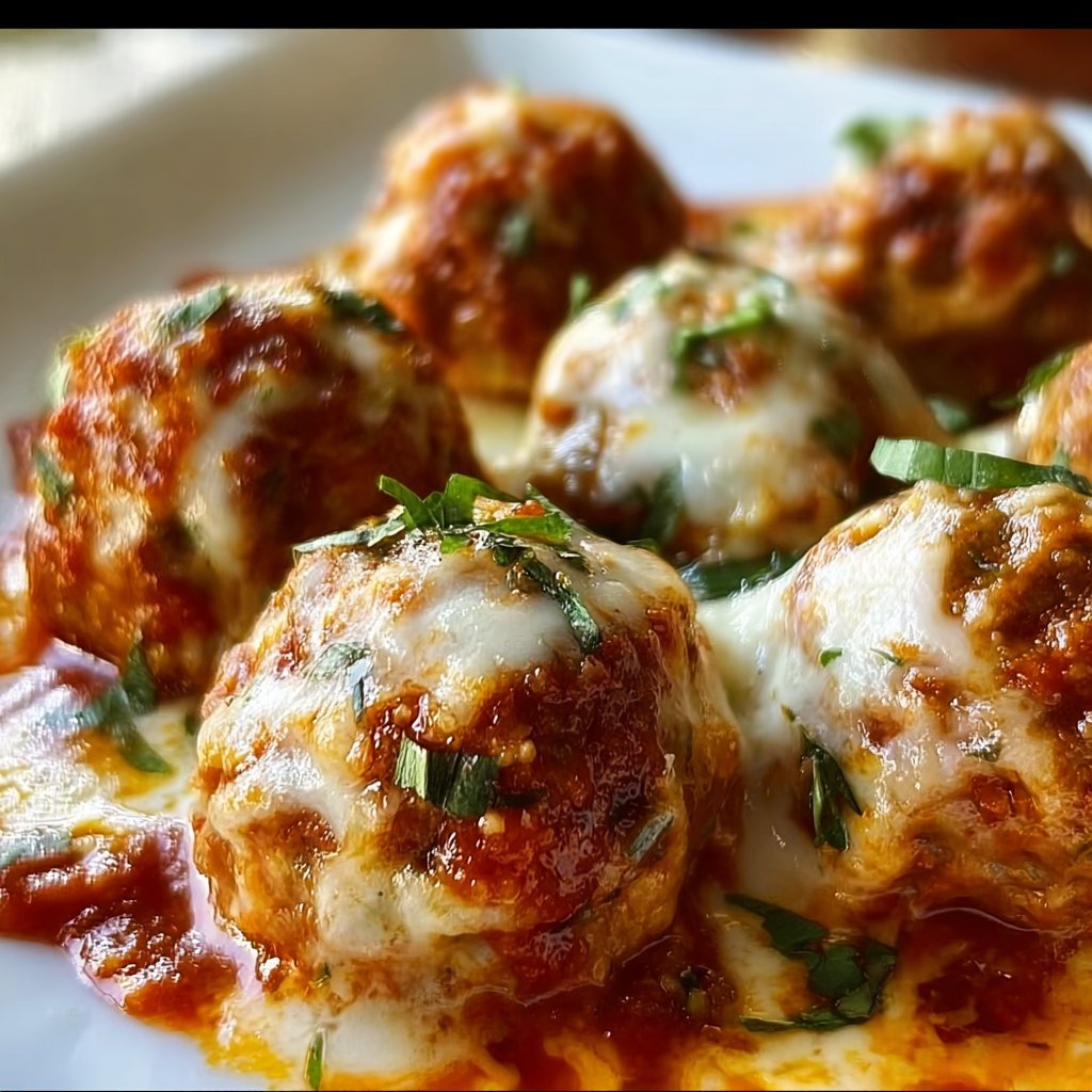 Savory Slow Cooker Chicken Parmesan Meatballs You’ll Love