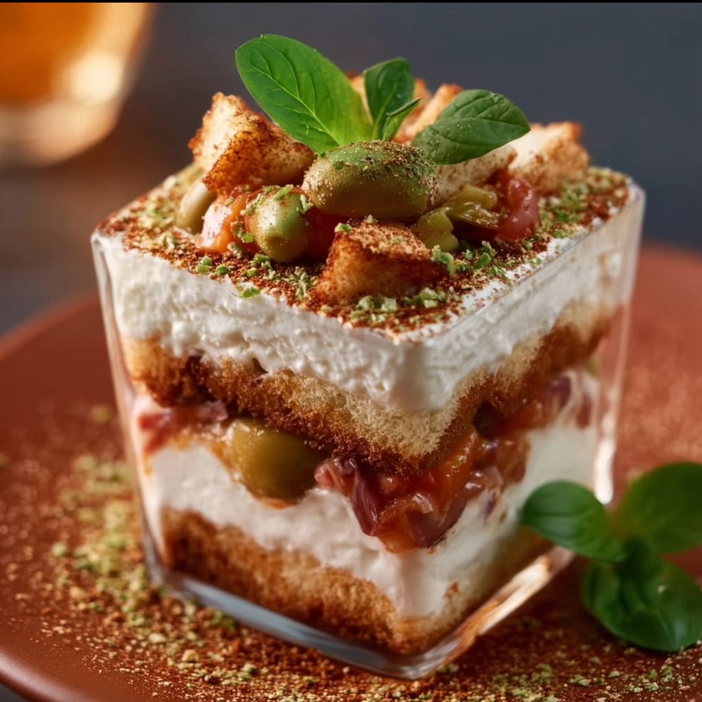 Pikantes Antipasti Tiramisu