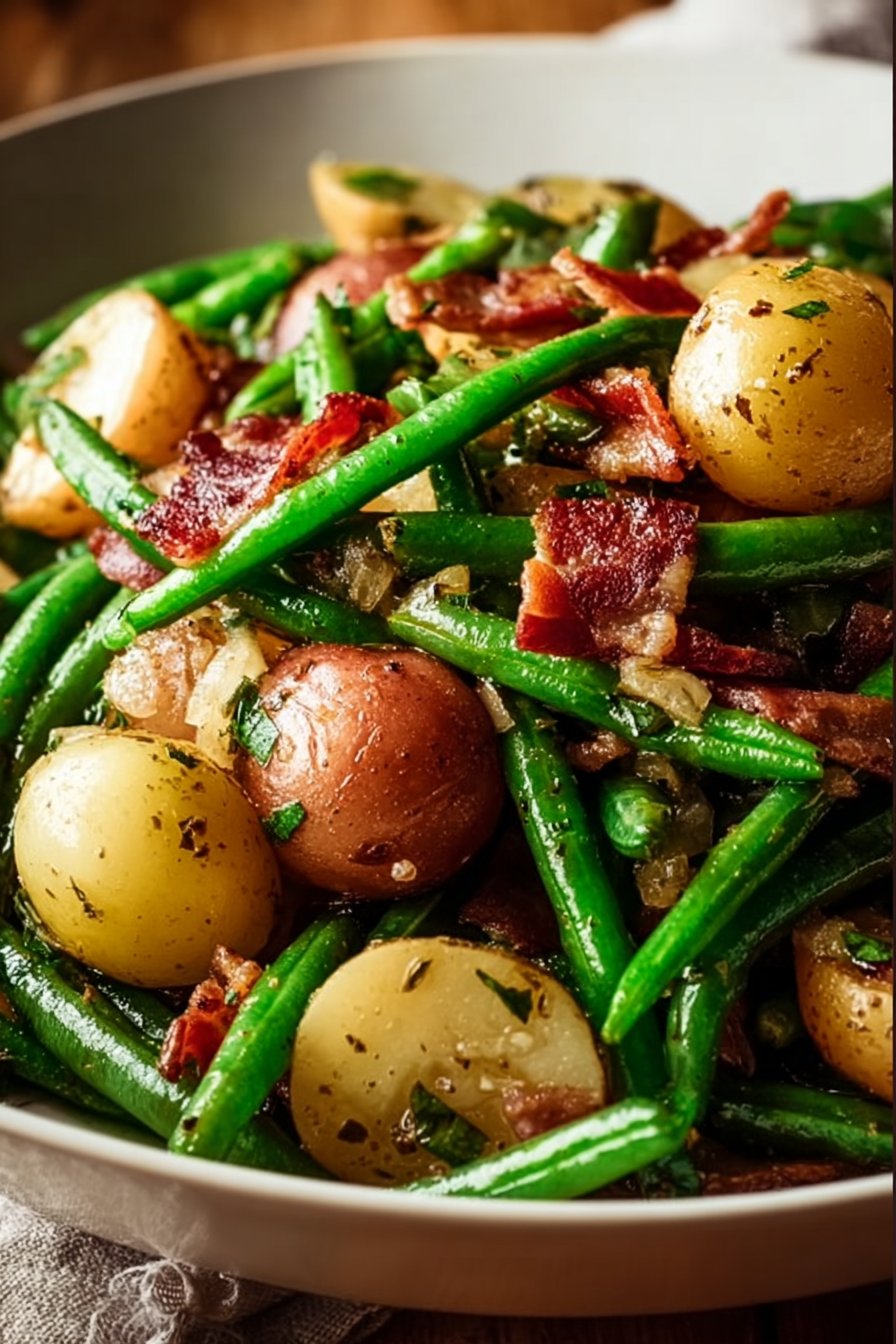 Green Beans + Potatoes + Bacon Combo