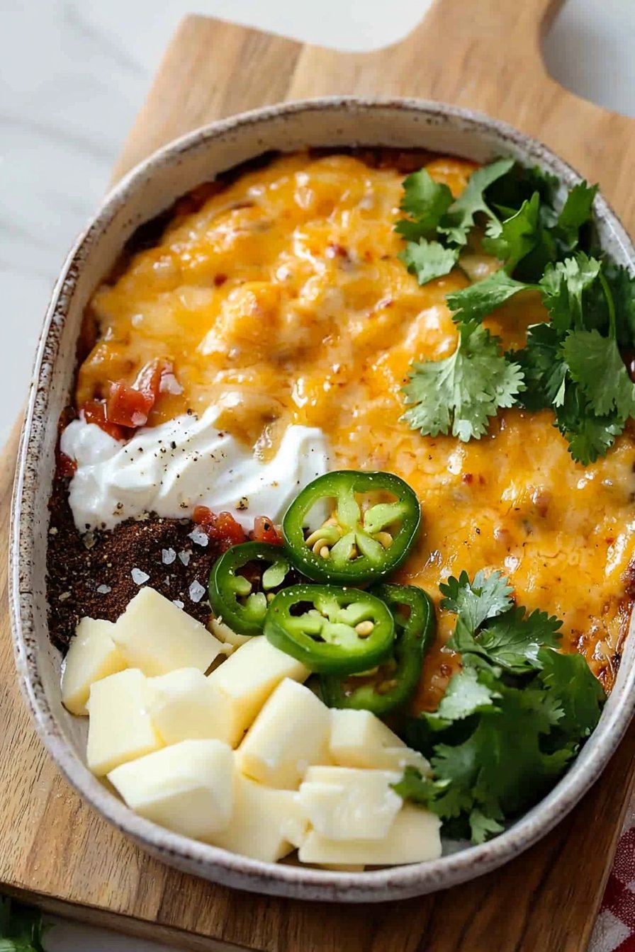 Geräucherter Queso-Dip