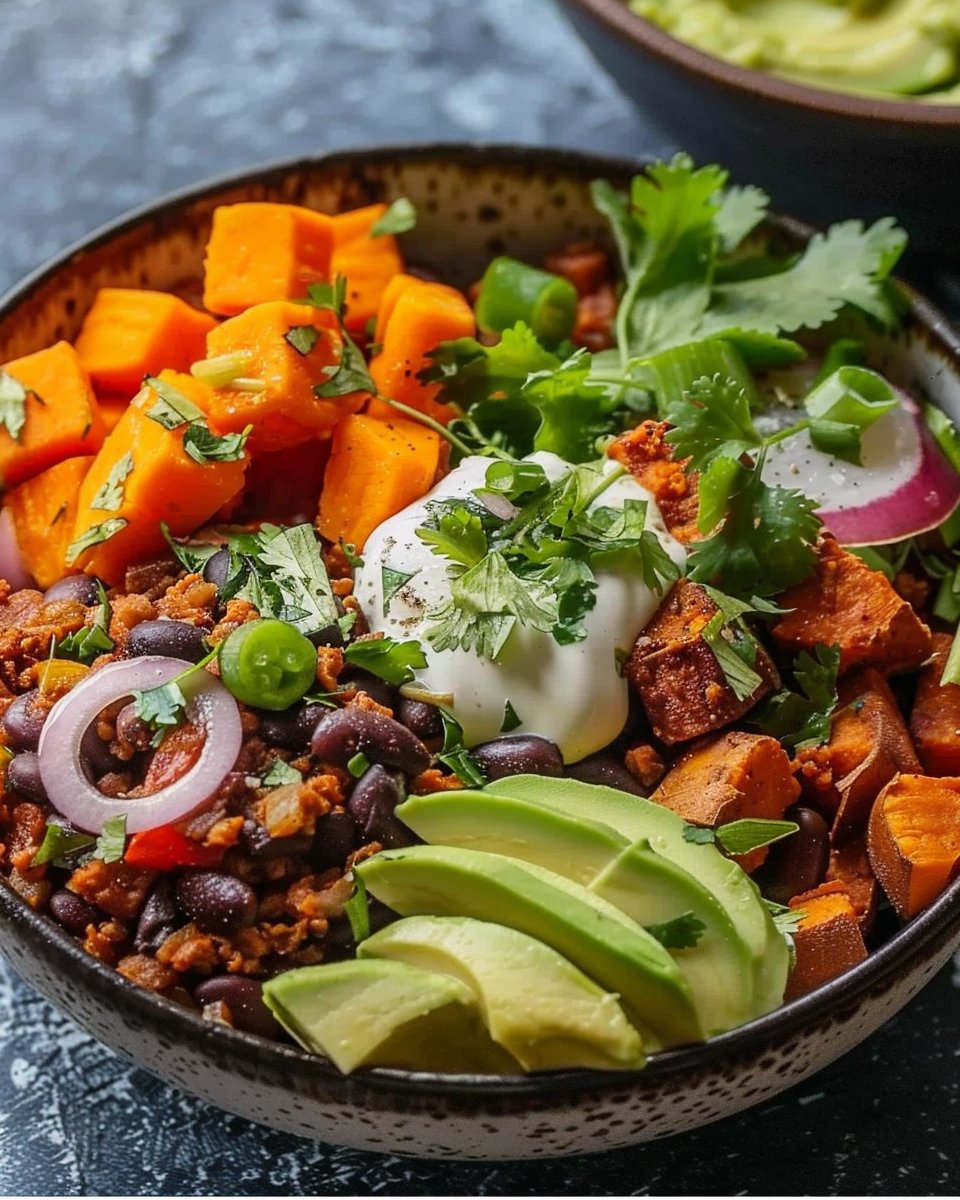 Sweet Potato Taco Bowl 1 Sweet Potato Taco Bowl