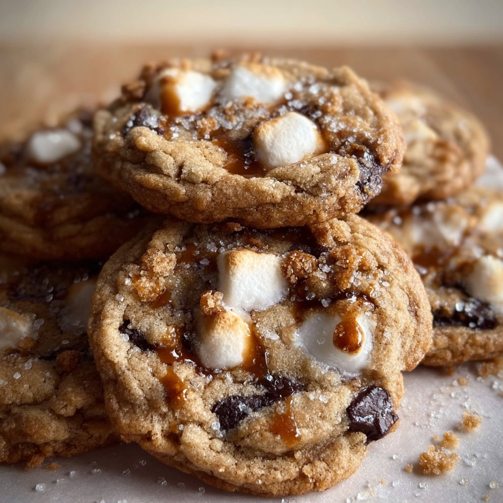 Salted S'mores Cookies