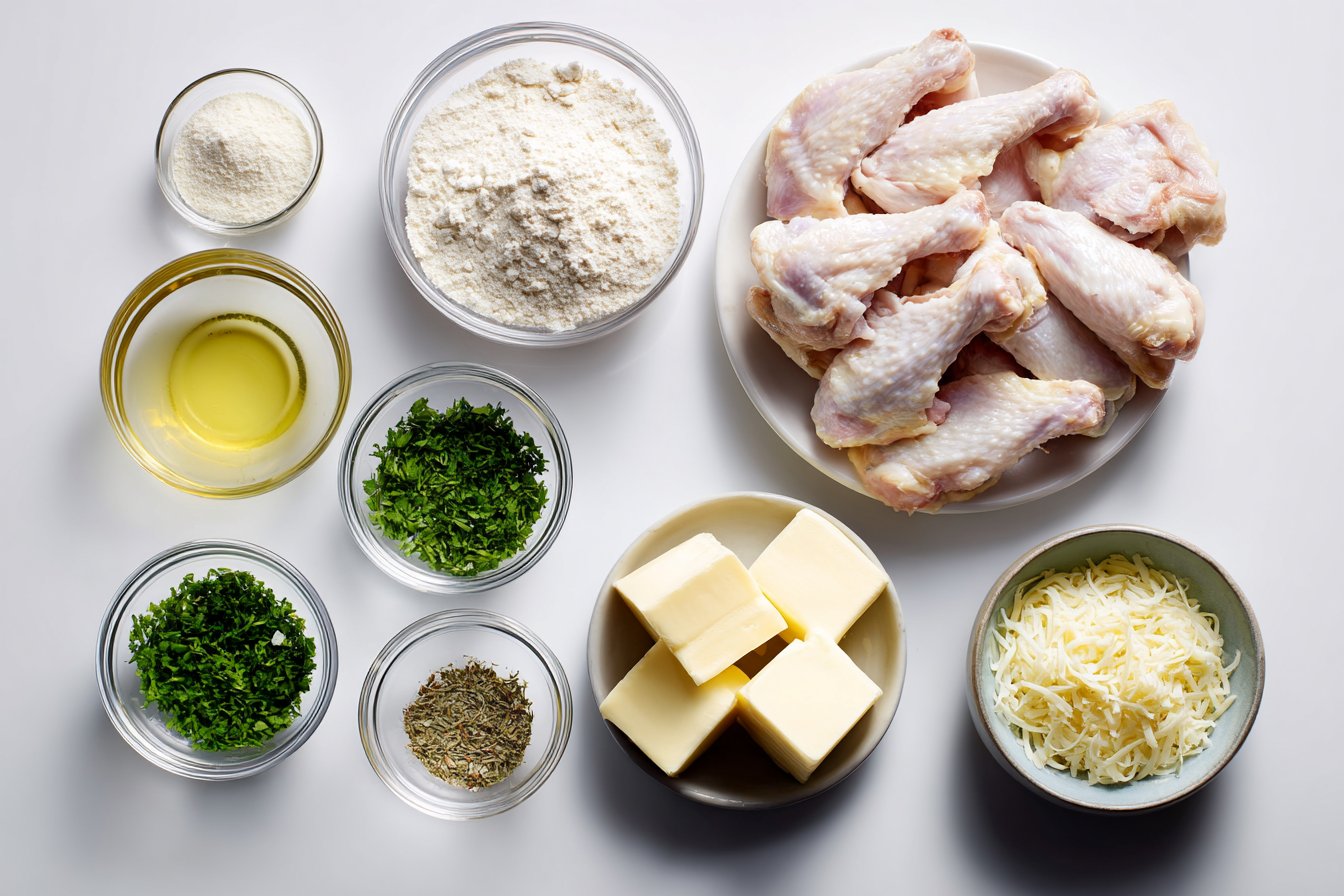 Super Crispy Garlic Parmesan Wings