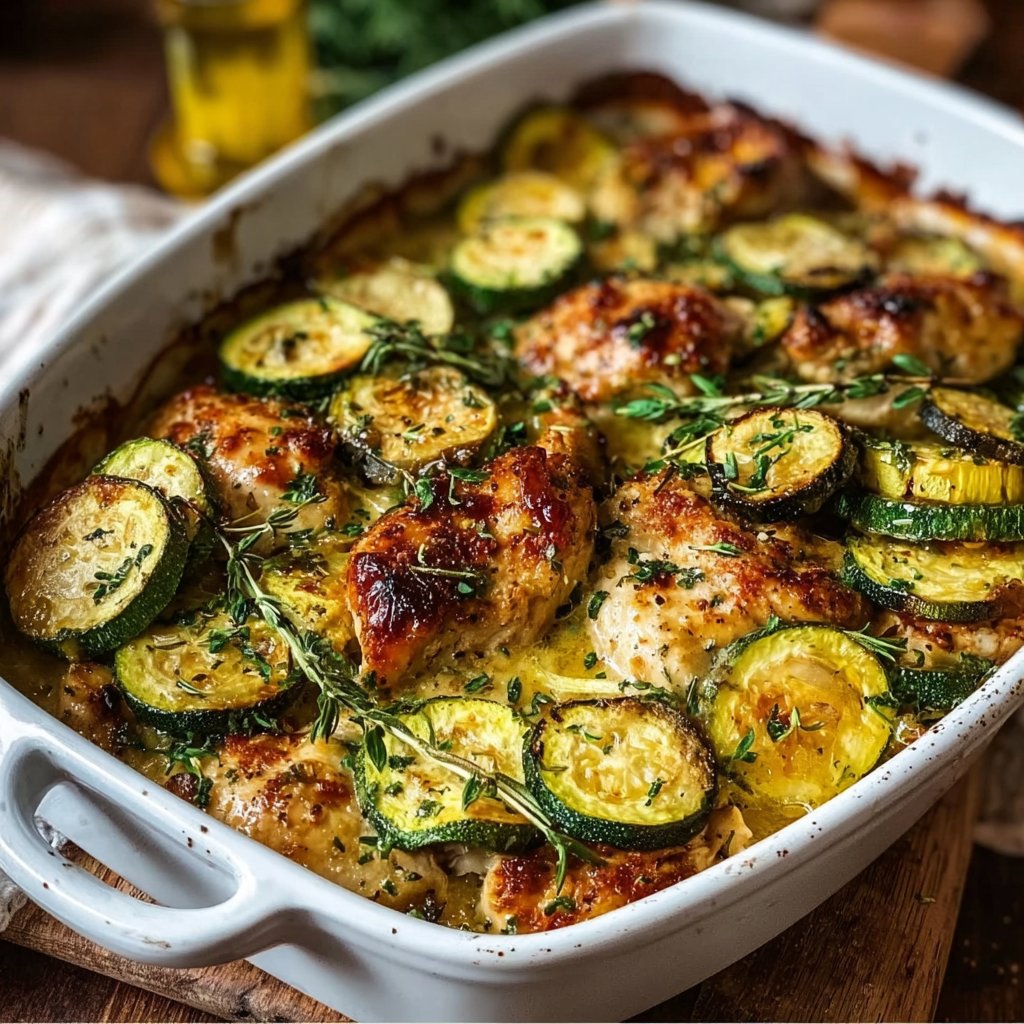 Easy Chicken Zucchini Bake