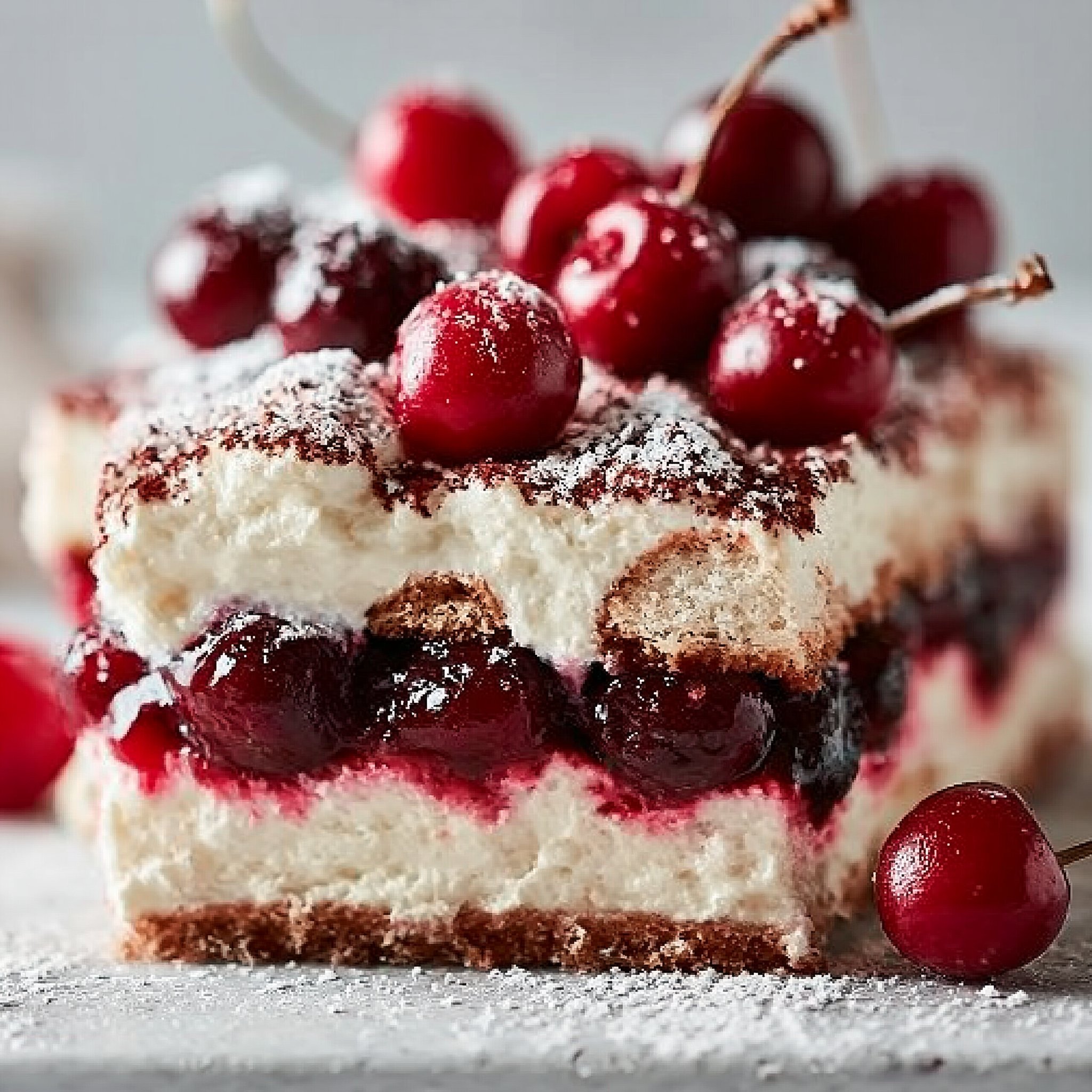 Cherry Amaretto Tiramisu