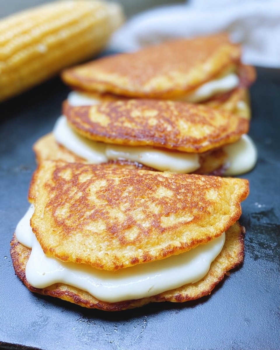 Venezuelan Sweet Corn Cachapas