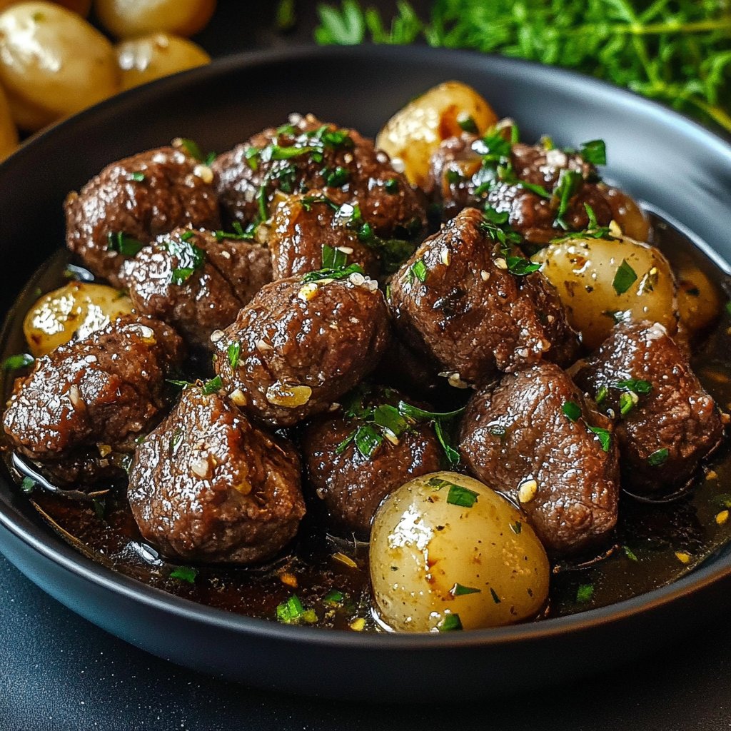 Garlic Butter Beef Bites