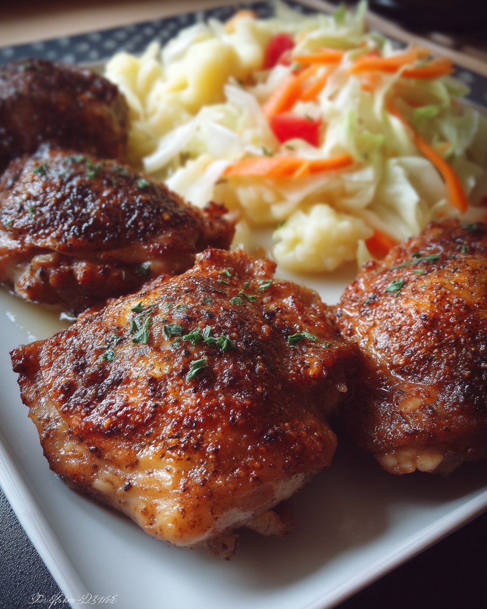 Hauts de cuisses de poulet à l'ancienne