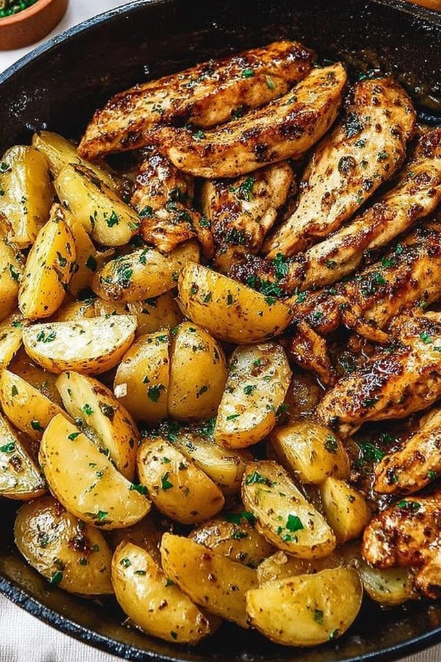 Garlic Butter Chicken and Potatoes